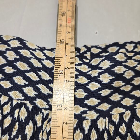 Azel Hazel Womens L Pants Crop Wide Leg Flowy Lightweight Boho Hippie Festival - Picture 13 of 16